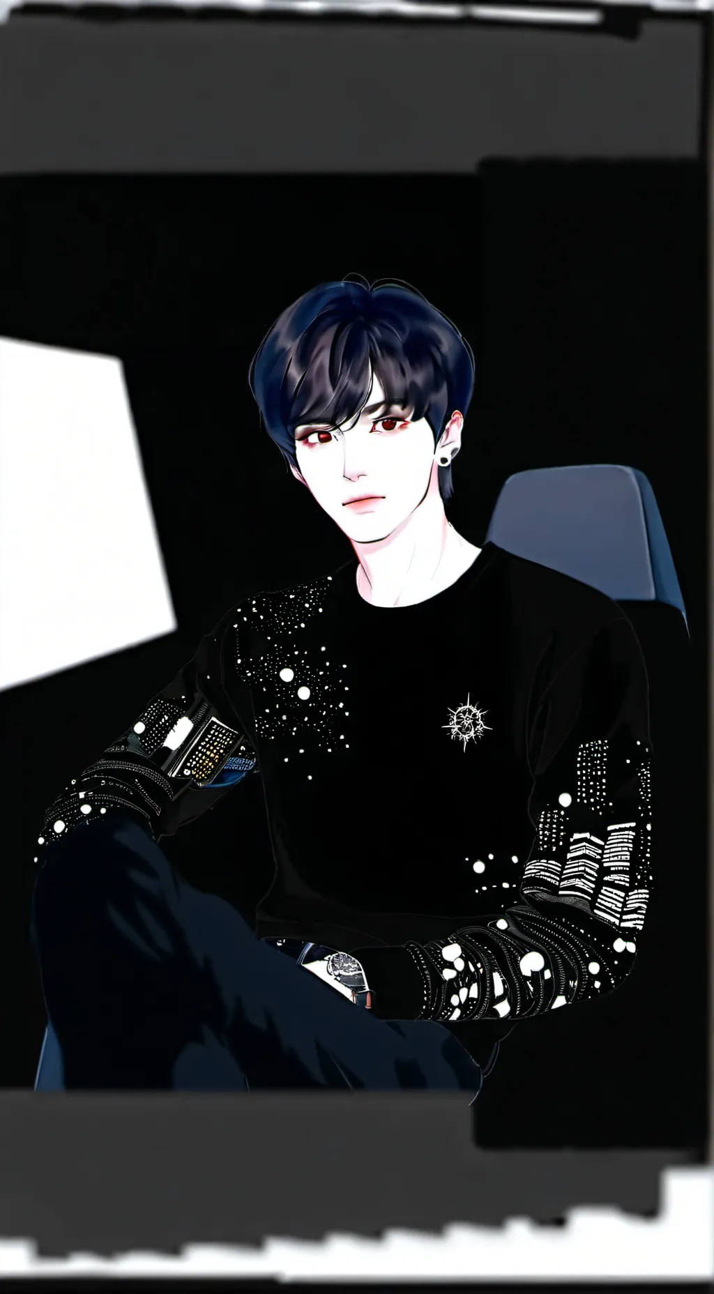 ai character: campamento desven background