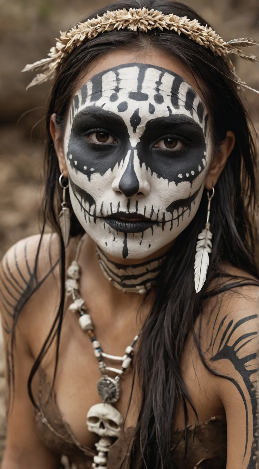ai character: Spirit Skulls background