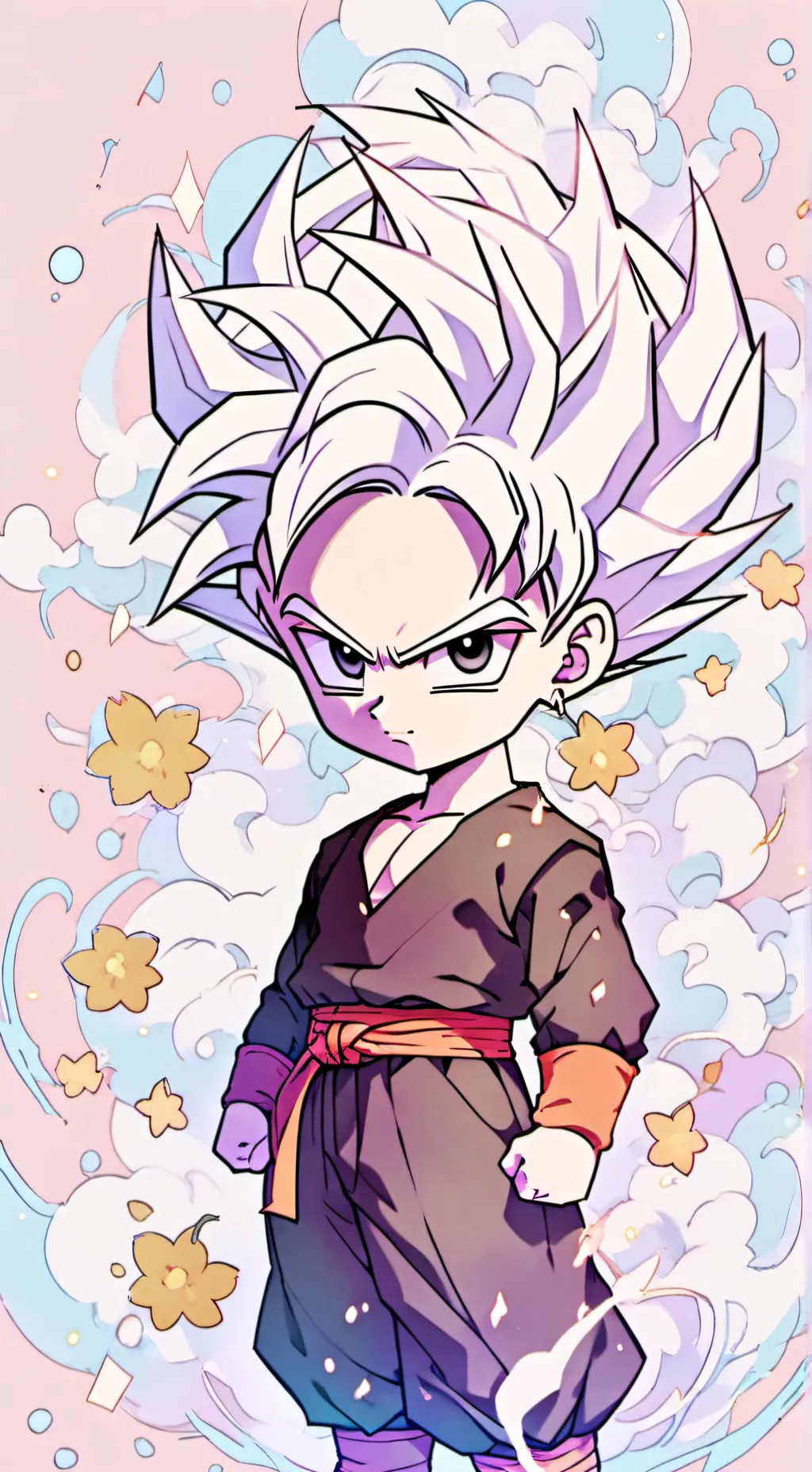ai character: Goten background