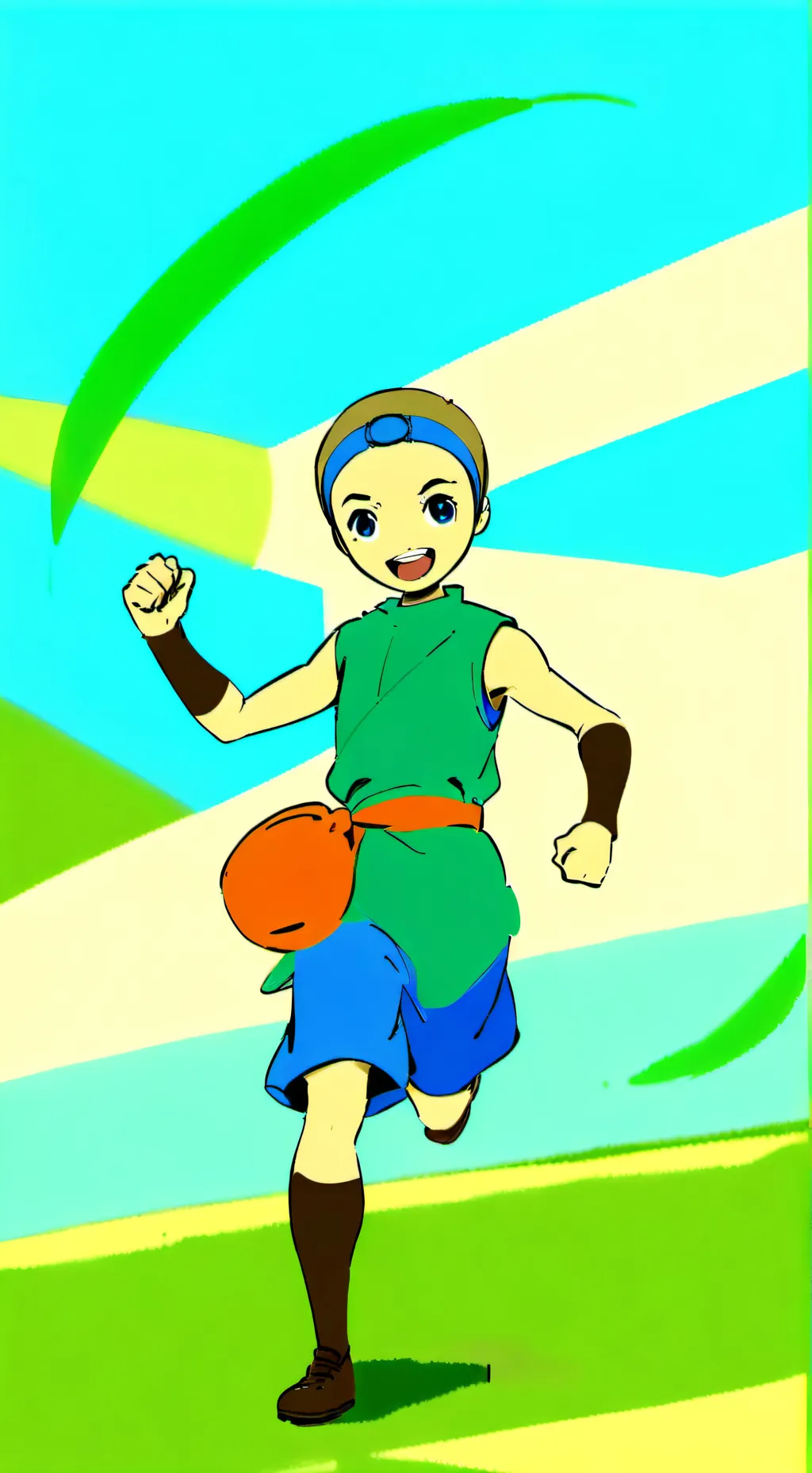 ai character: Basketball player  background