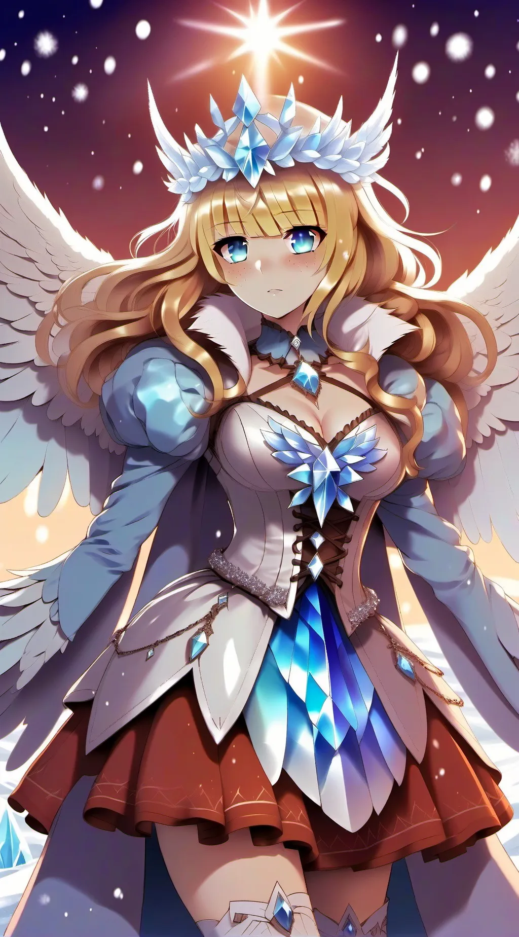 ai character: Russia(Ice queen) background