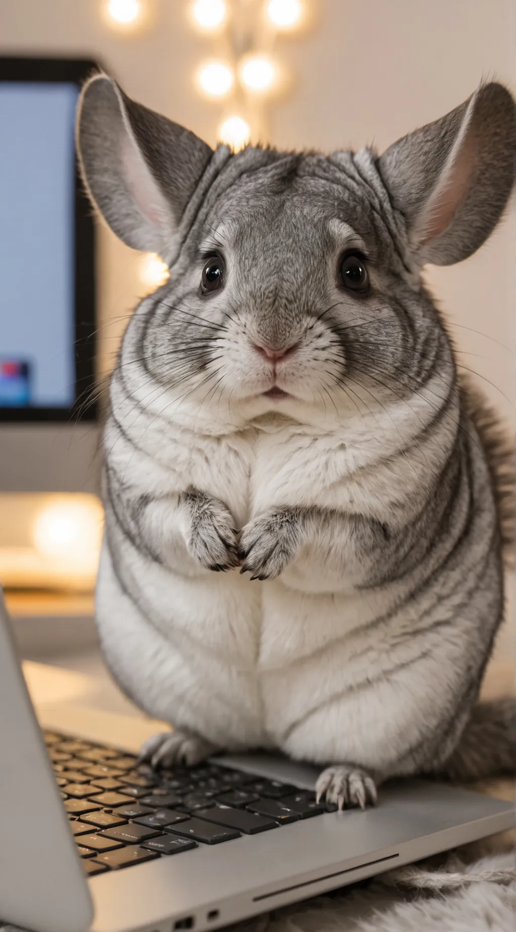 ai character: Fluffy Frenzy background