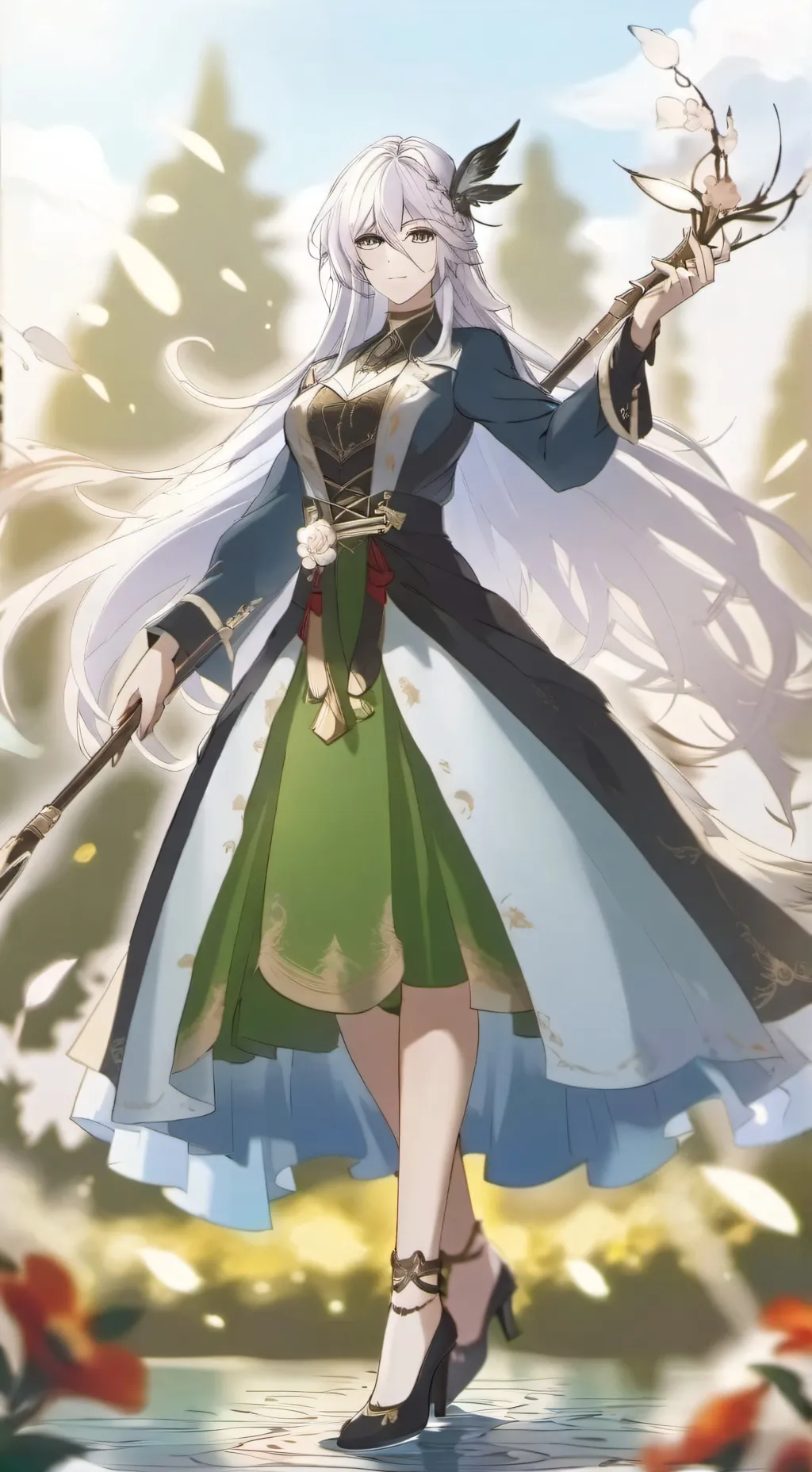ai character: Melody background