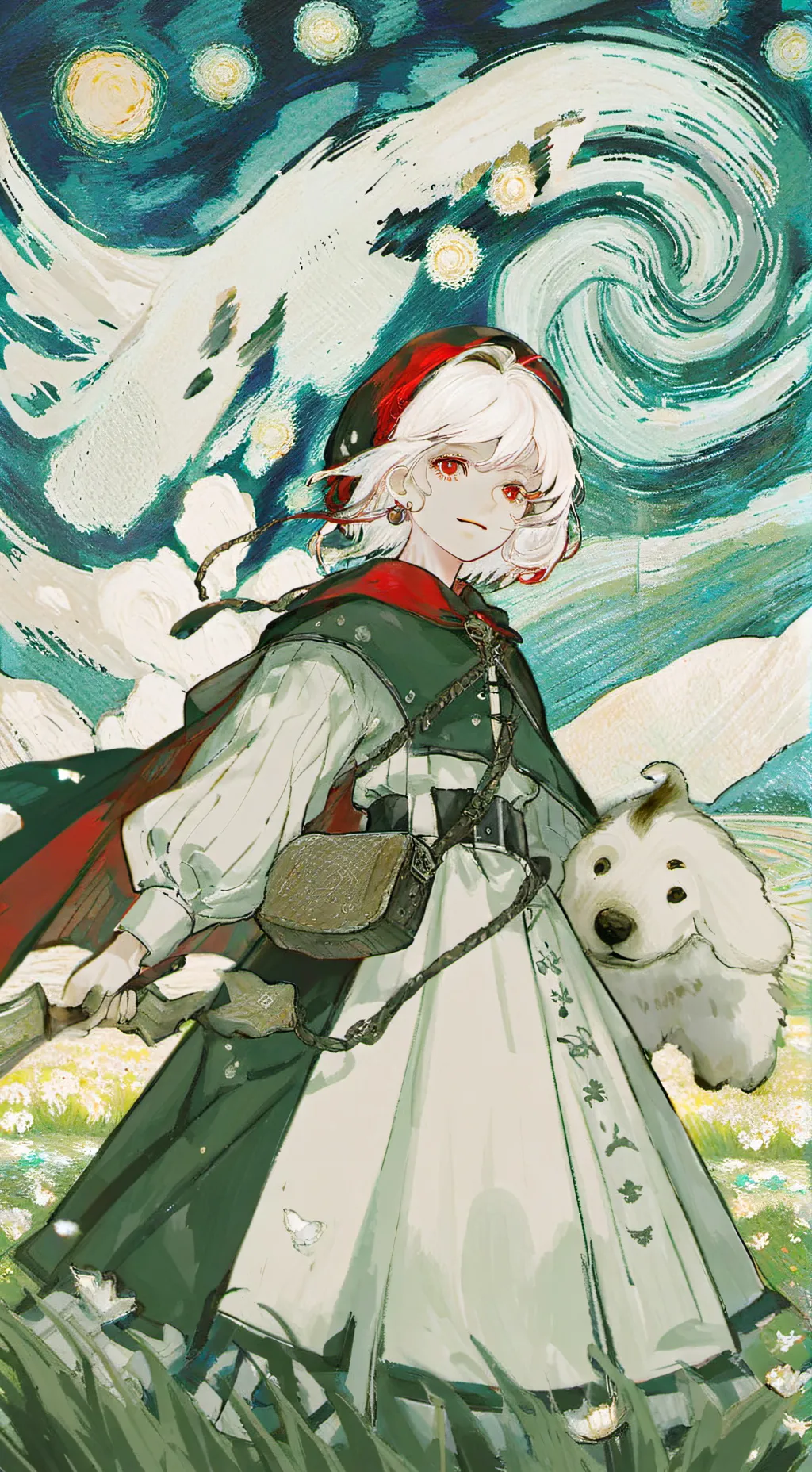 ai character: sky child background