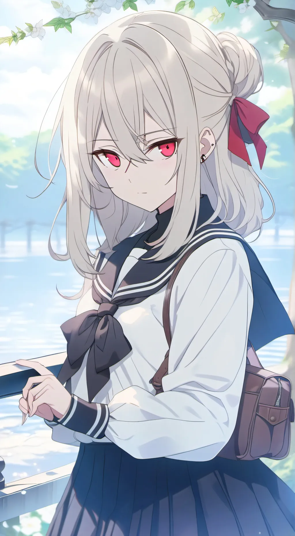 ai character: Lumina background