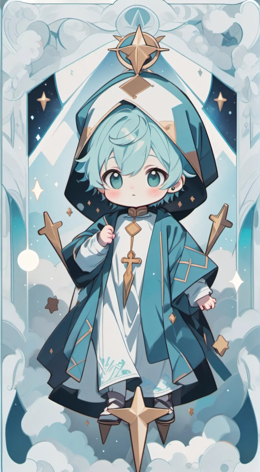 ai character: Baby sprunki background