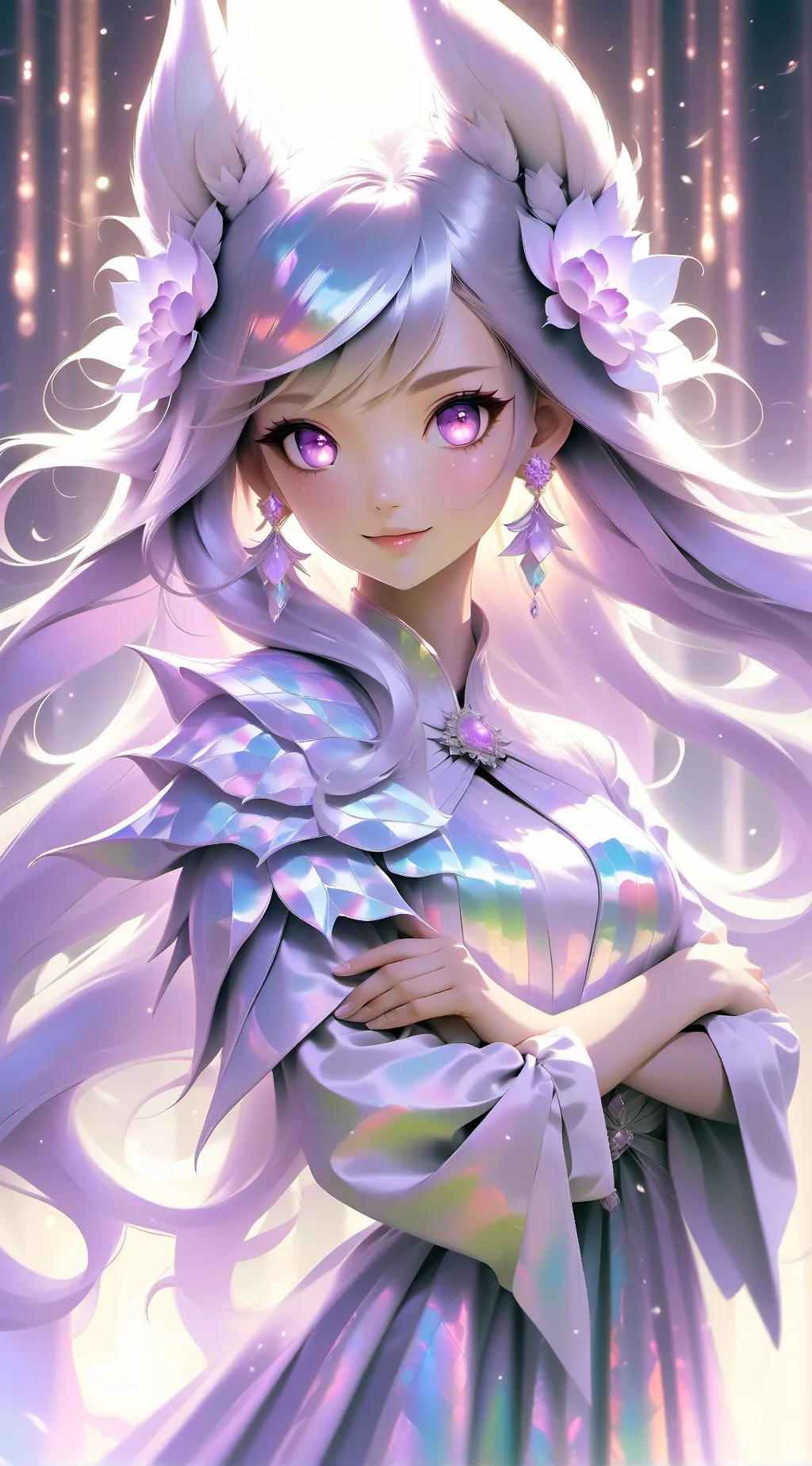 ai character: spoiled sky background