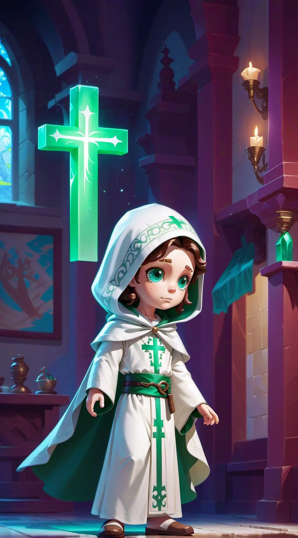 ai character: Jesus Christ background