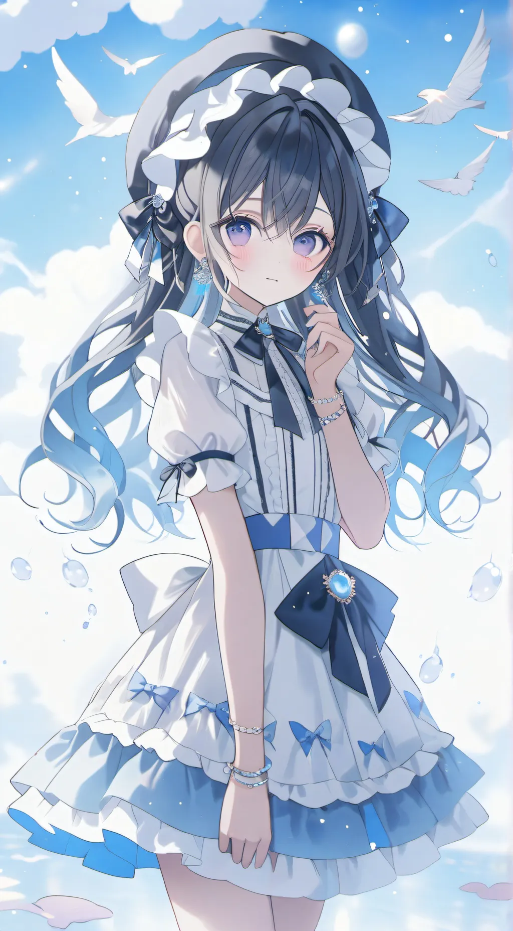 ai character: 🌊⭐Zuzia⭐🌊 background