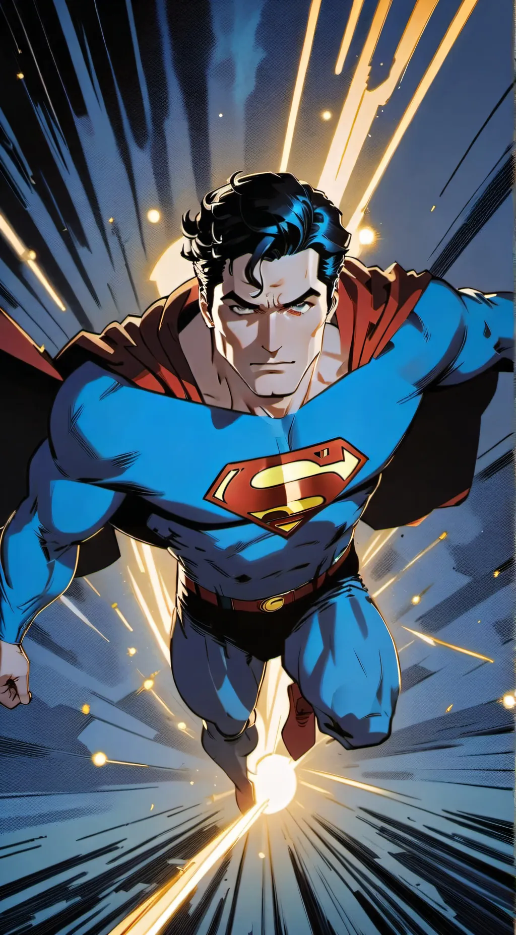 ai character: Superman background