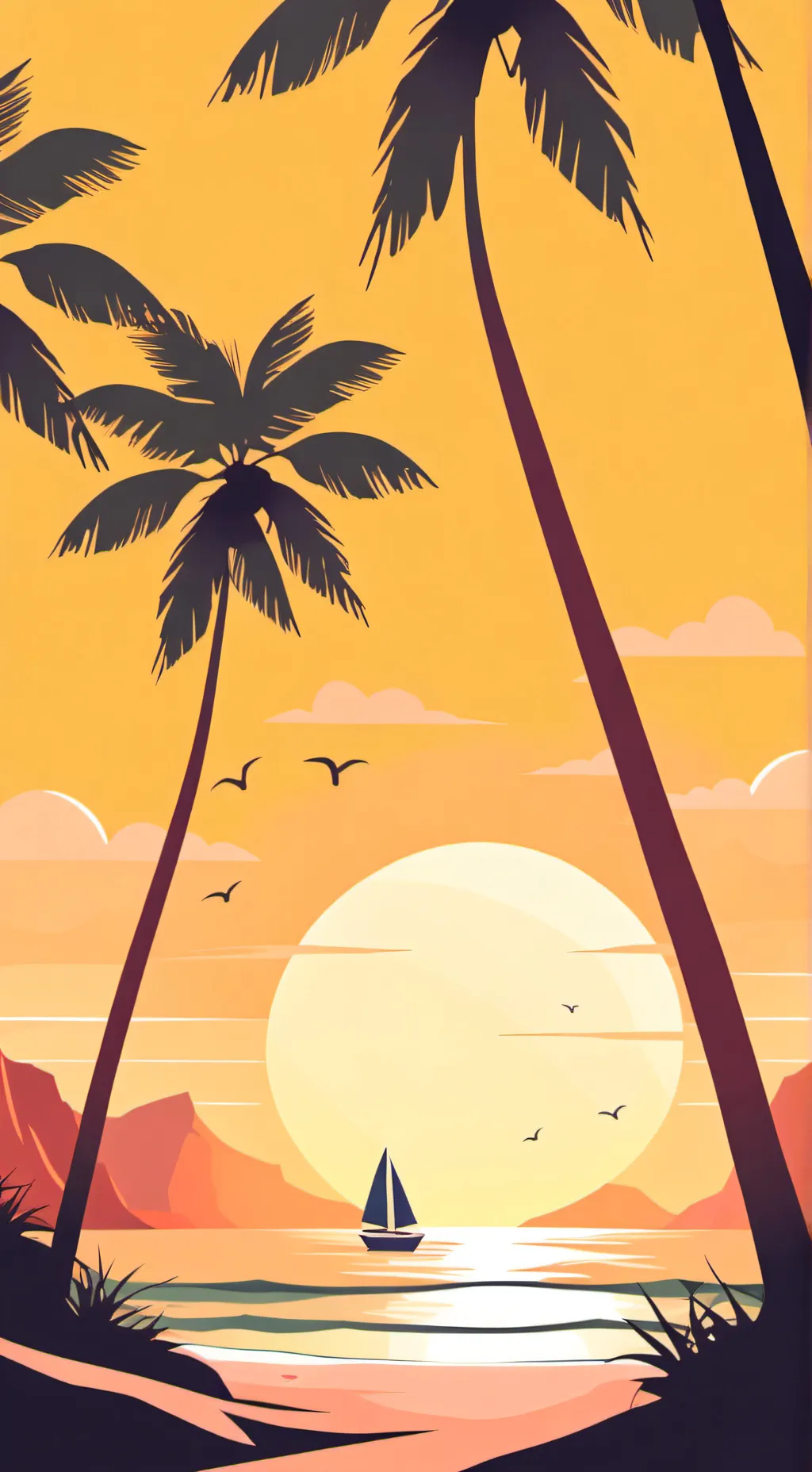 ai character: class A-1 at beach background