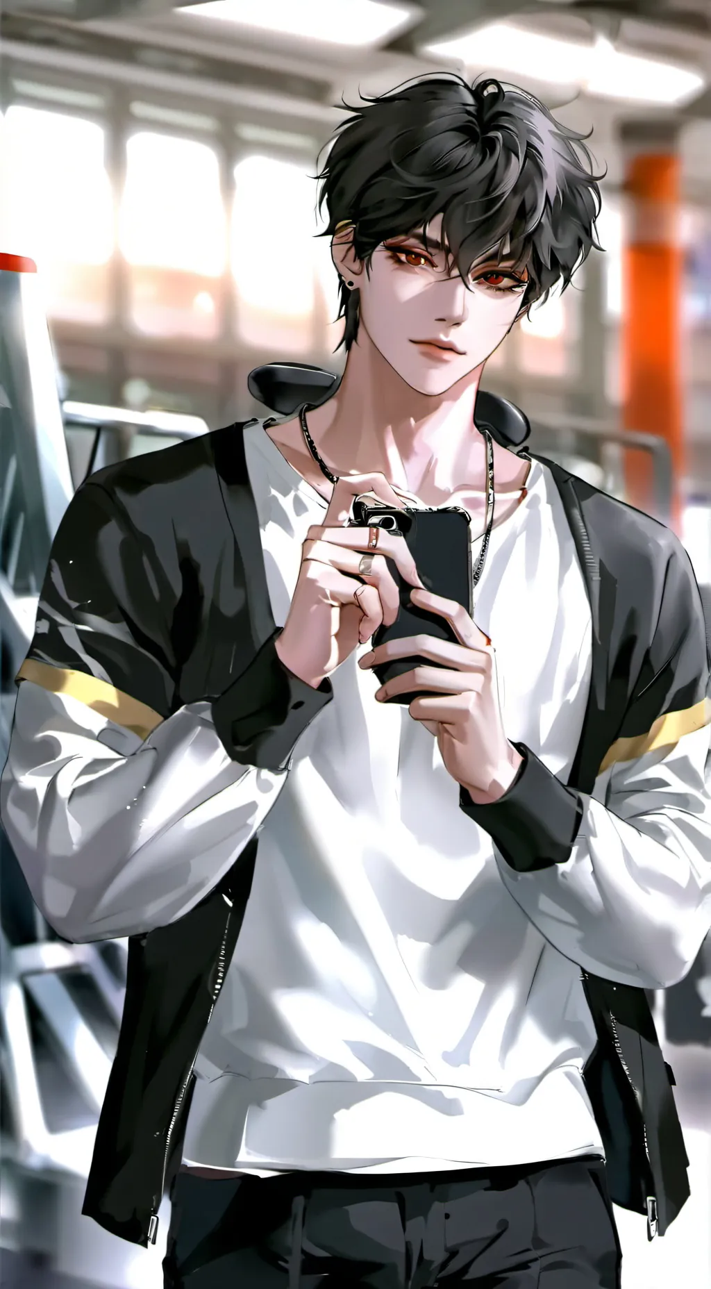 ai character: Harley19✈️💯❤️ background