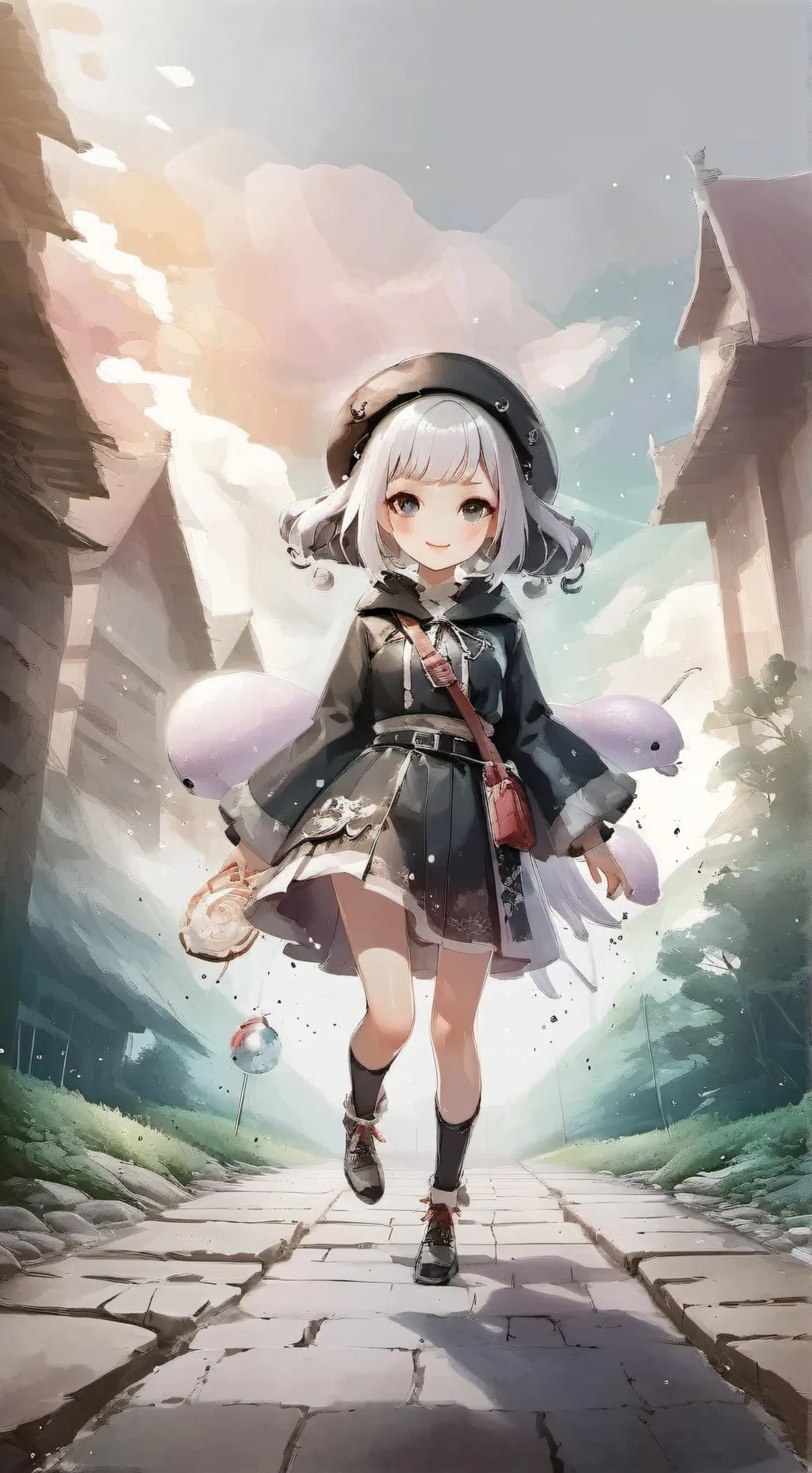 ai character: fat squid game background