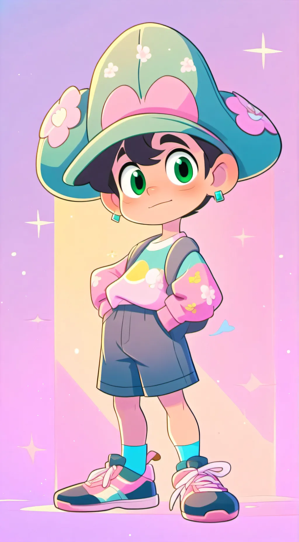 ai character: Sorry I failed background