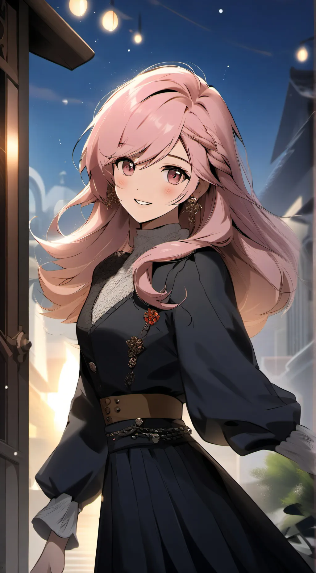 ai character: Luna  background