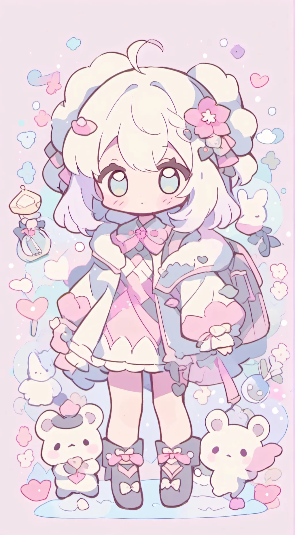 ai character: ♡☆your life☆♡ background