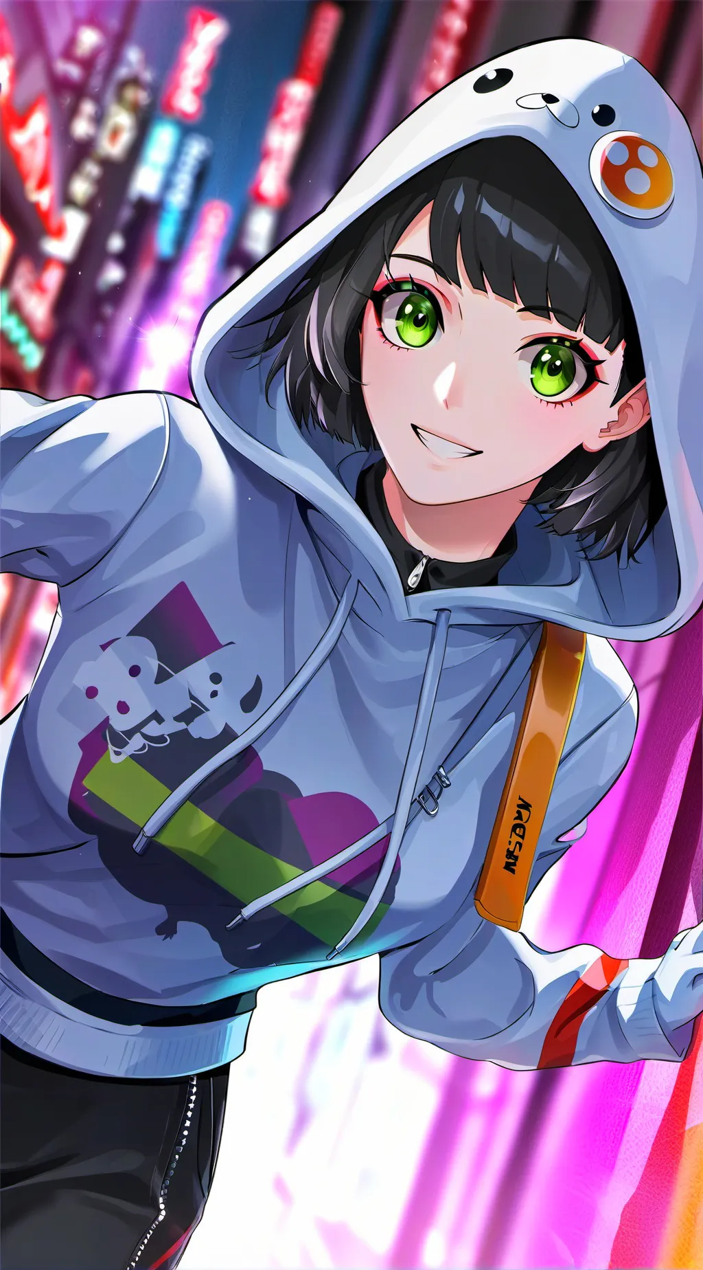 ai character: Gojo Maki background