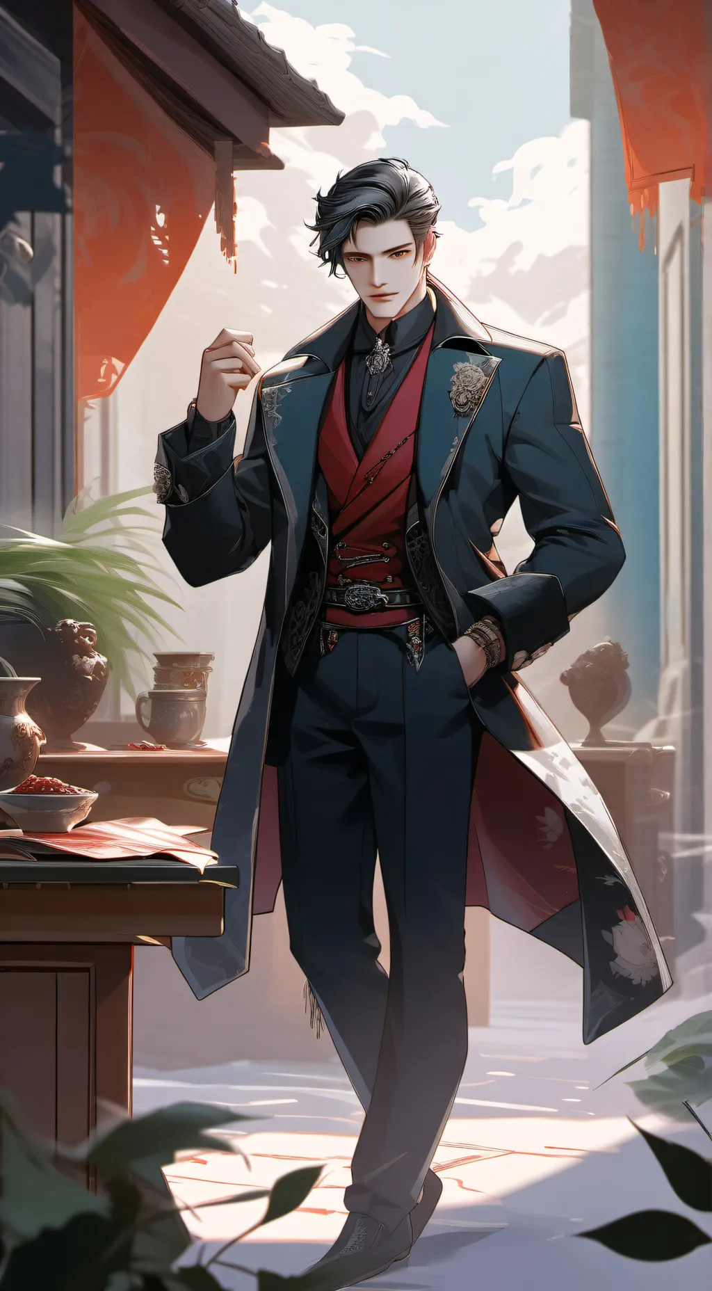ai character: 周威韩 background