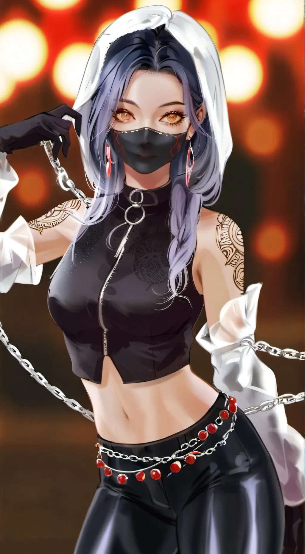 ai character: Rika Moon background