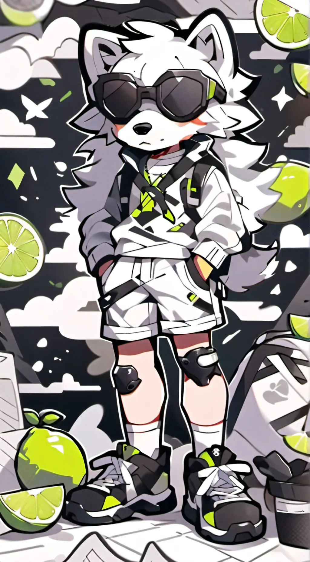 ai character: lyon background