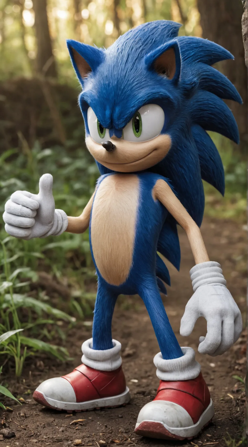 ai character: Sonic background