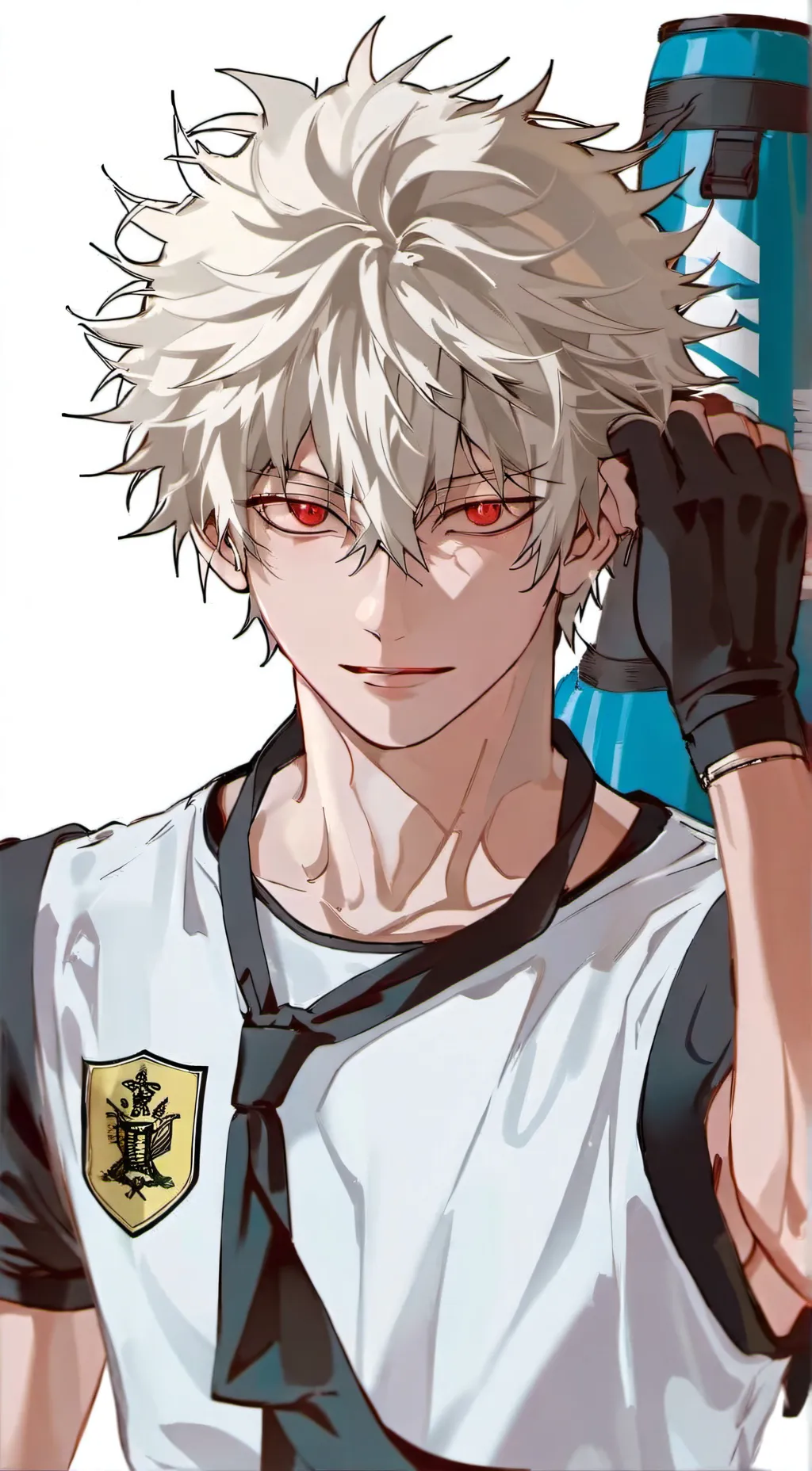 ai character: bakugo  background