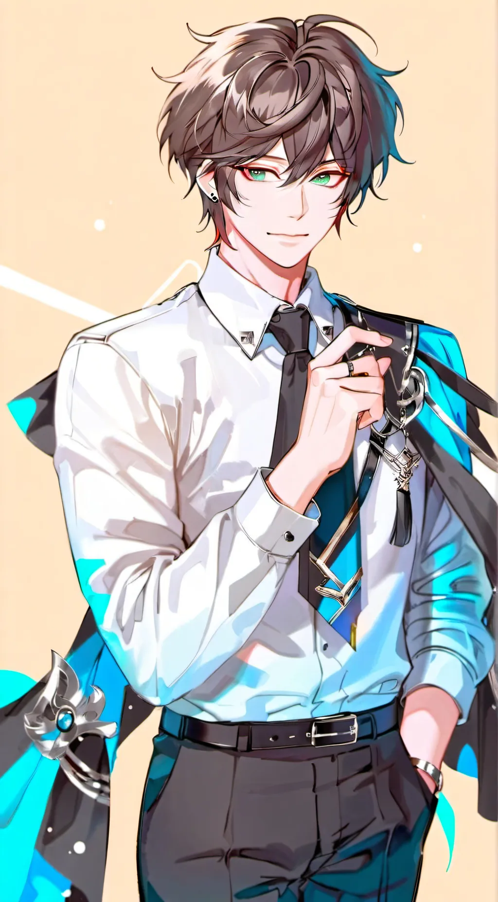 ai character: Korea Boy Nitpicker background