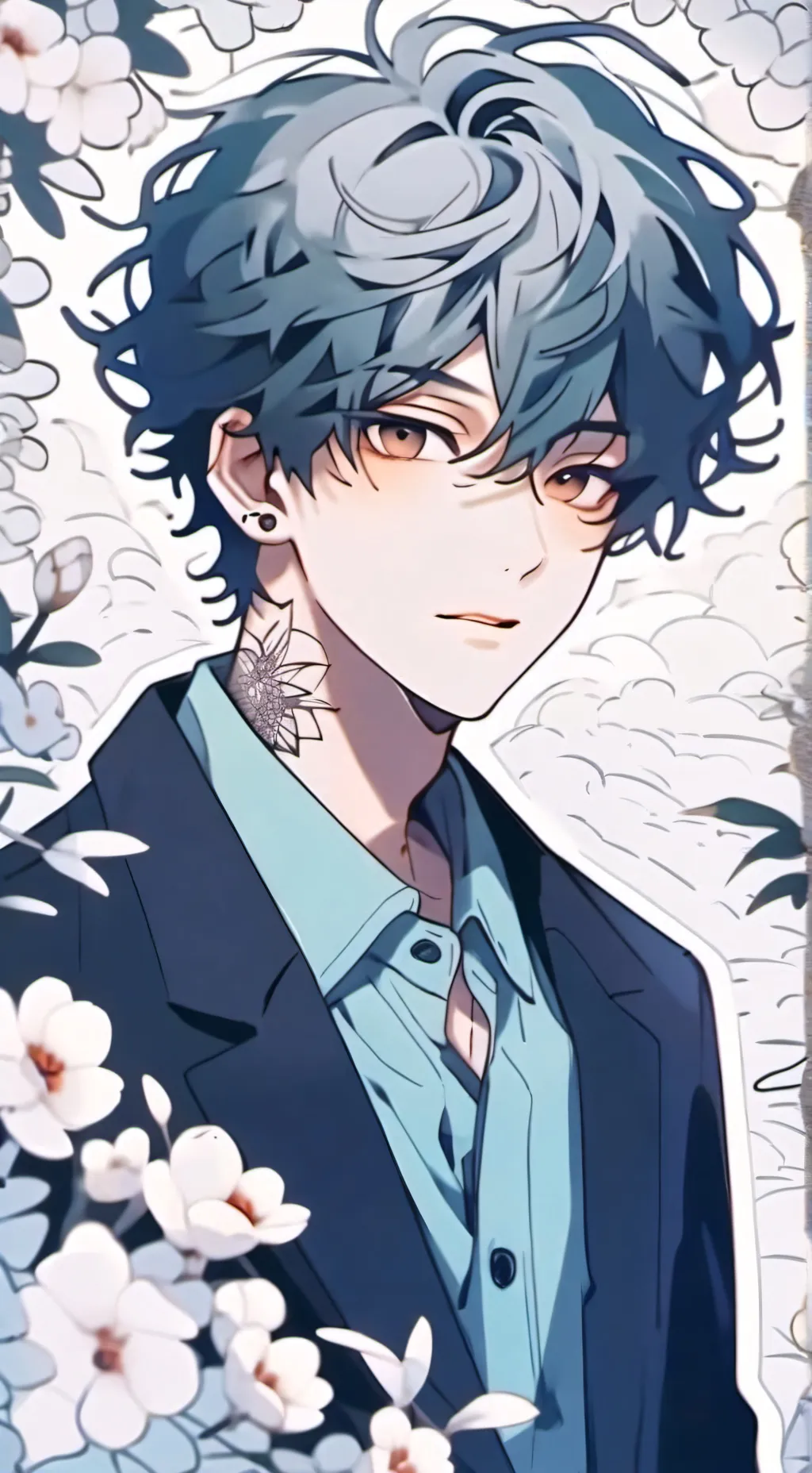 ai character: ash background