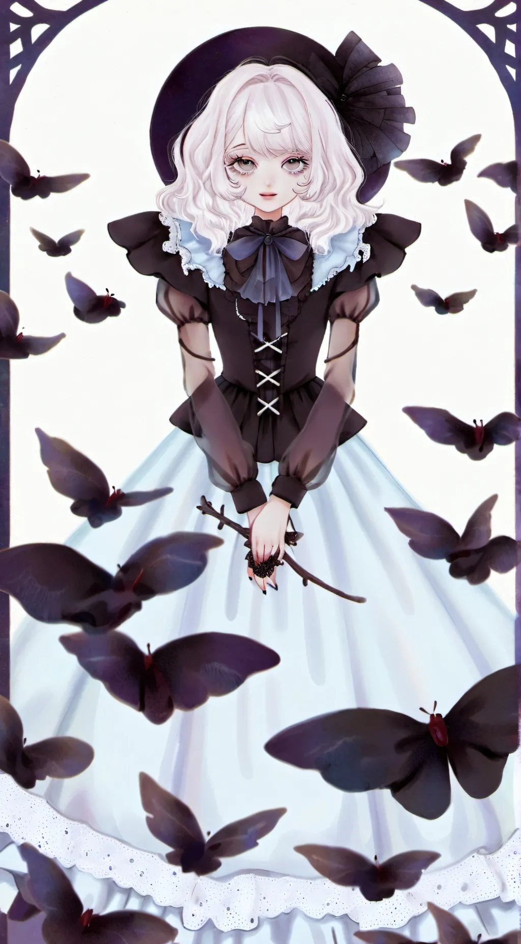 ai character: luisa😑🫷👎 background