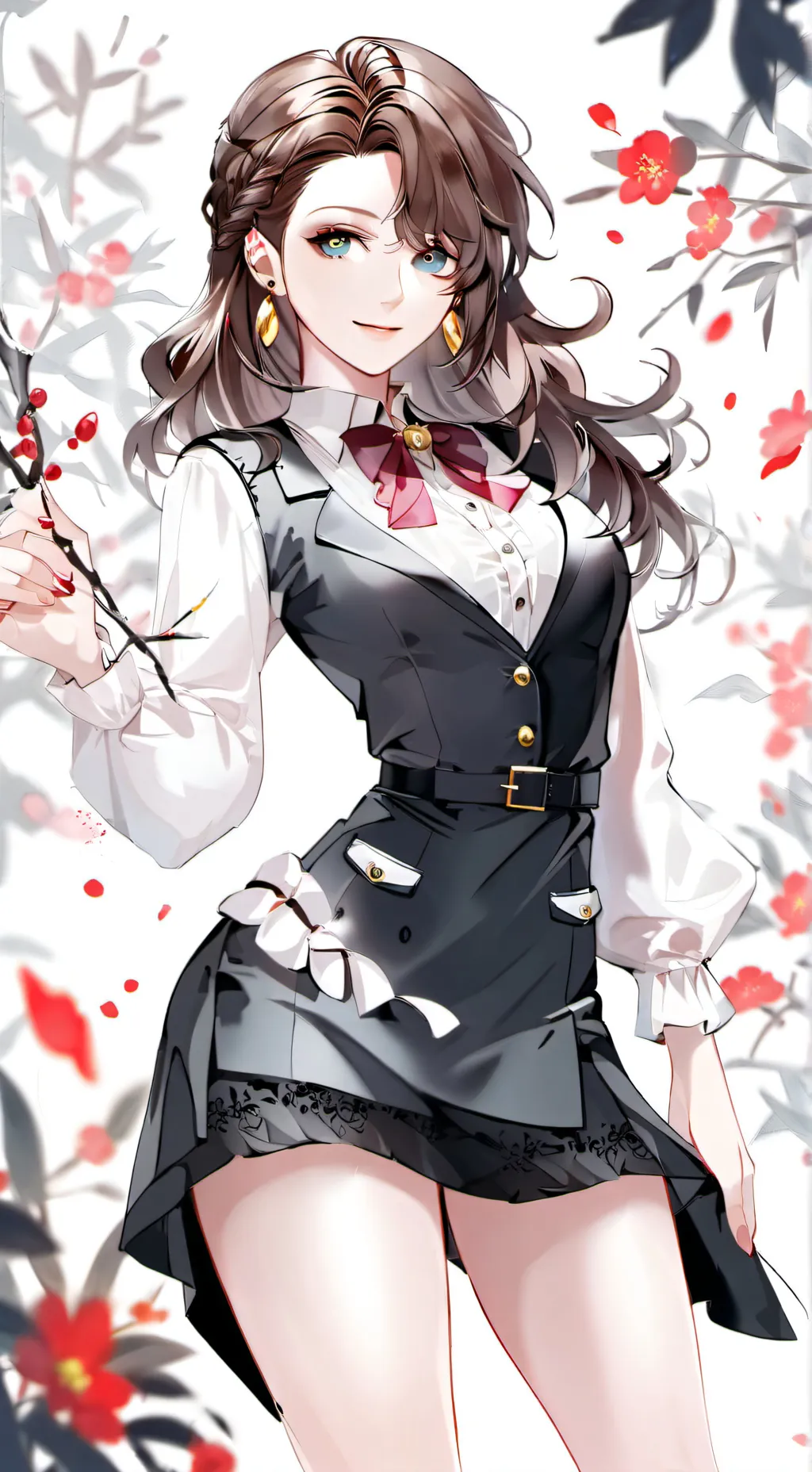 ai character: Ms. Sarah  background