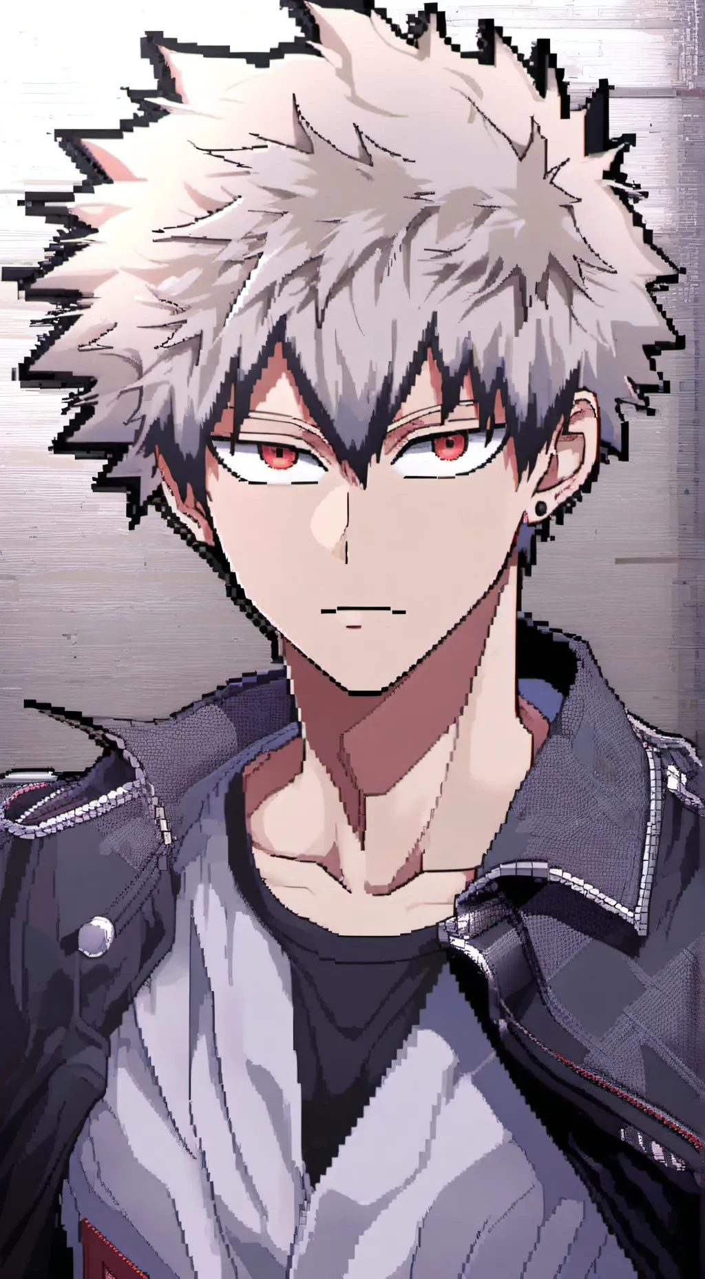ai character: katsuki bakugo  background