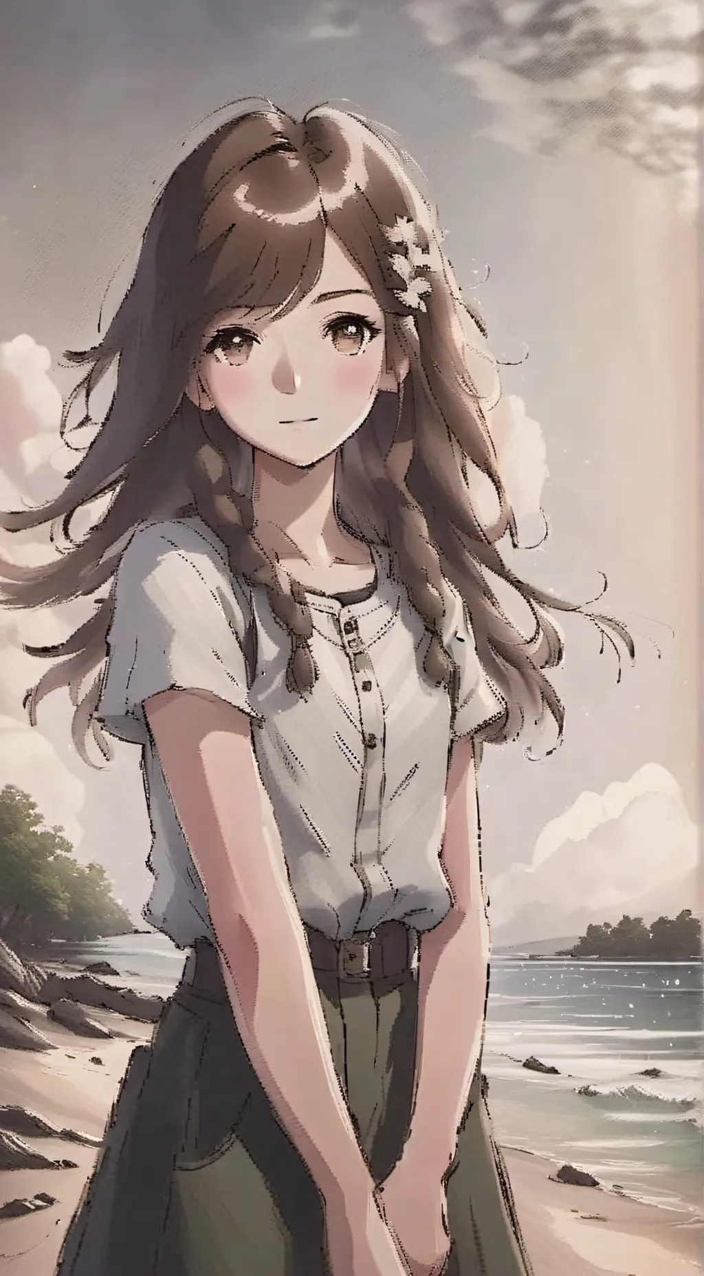ai character: emily  background