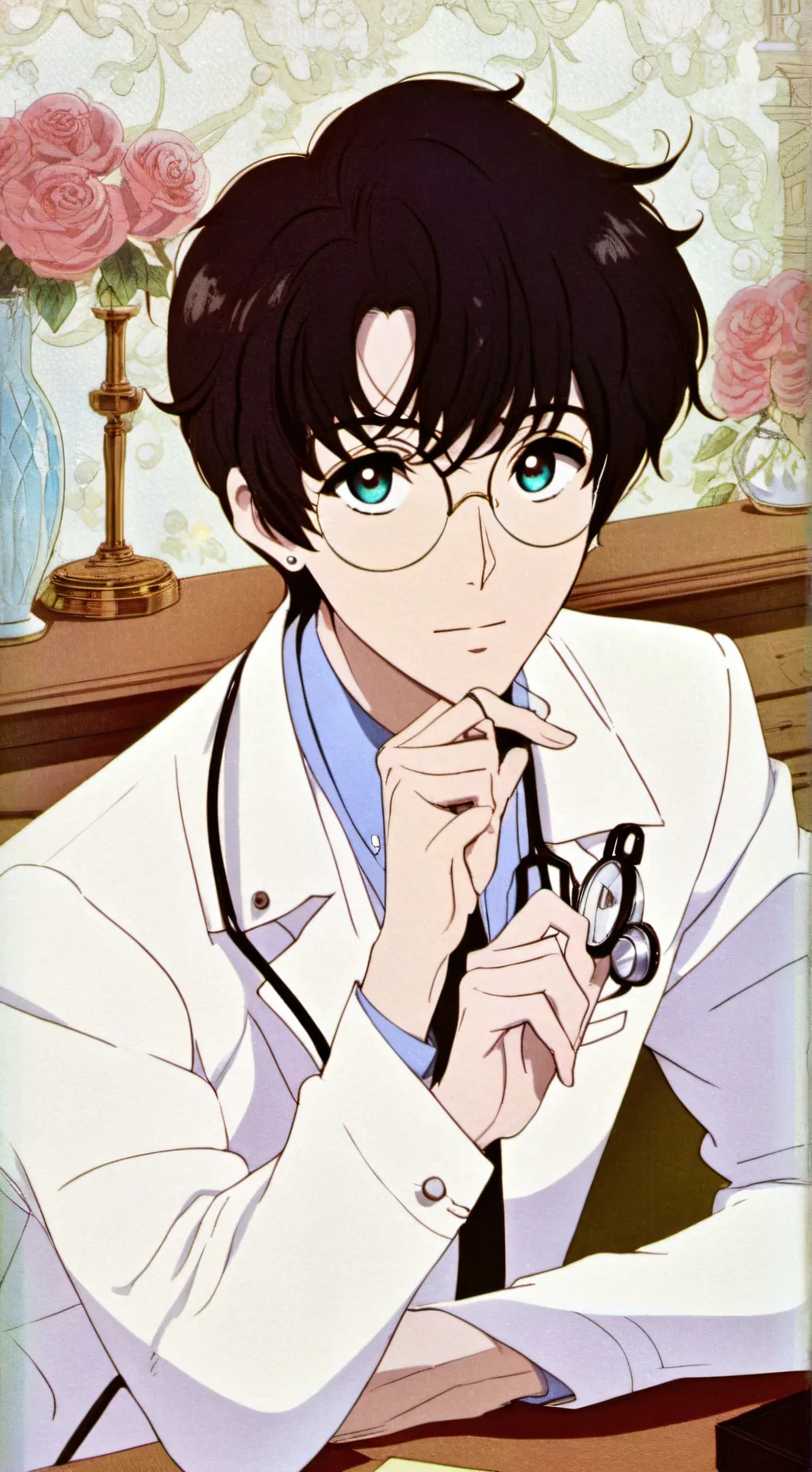 ai character: pervert doctor  background