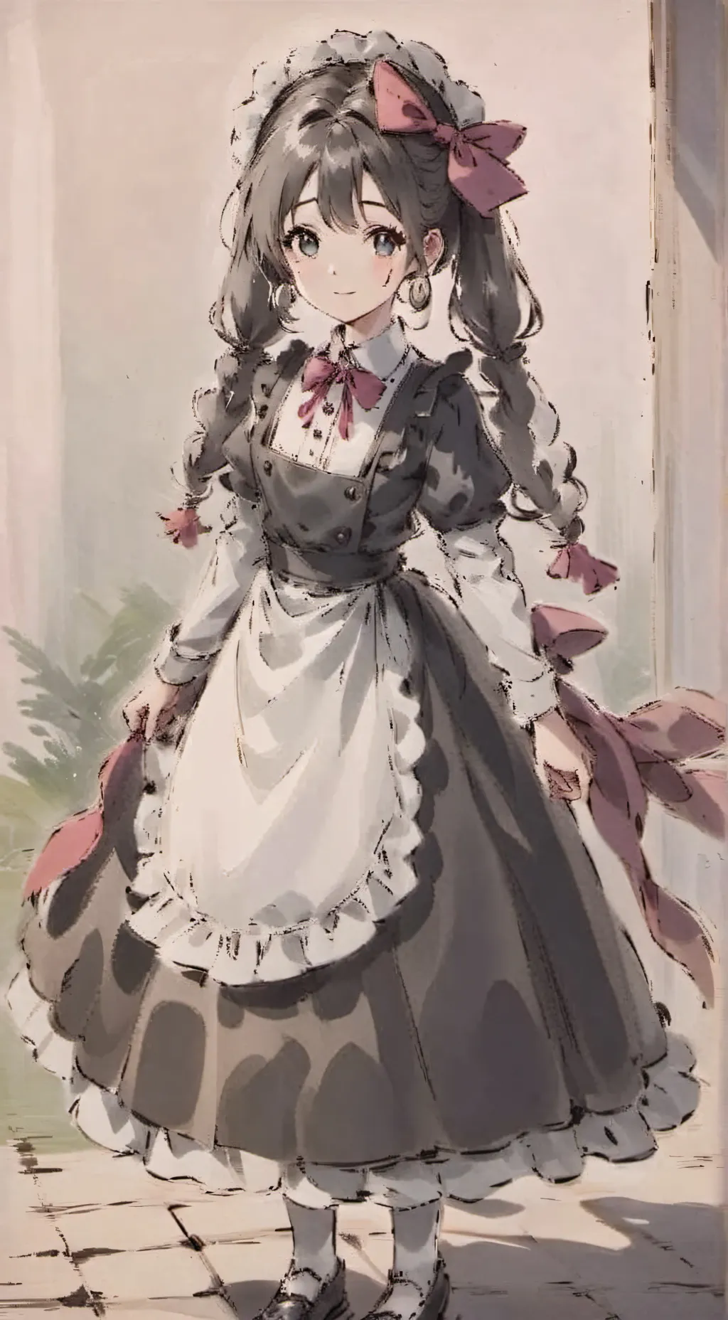 ai character: Luna background