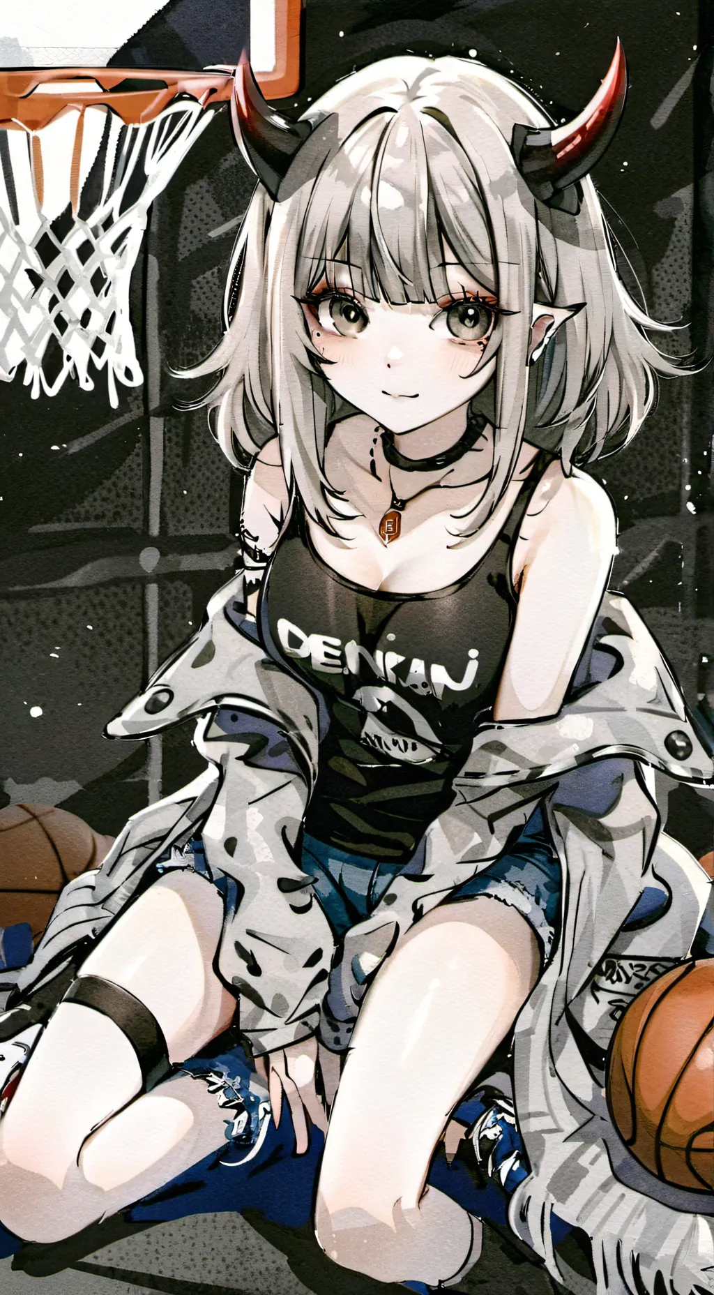 ai character: Demon roommie background