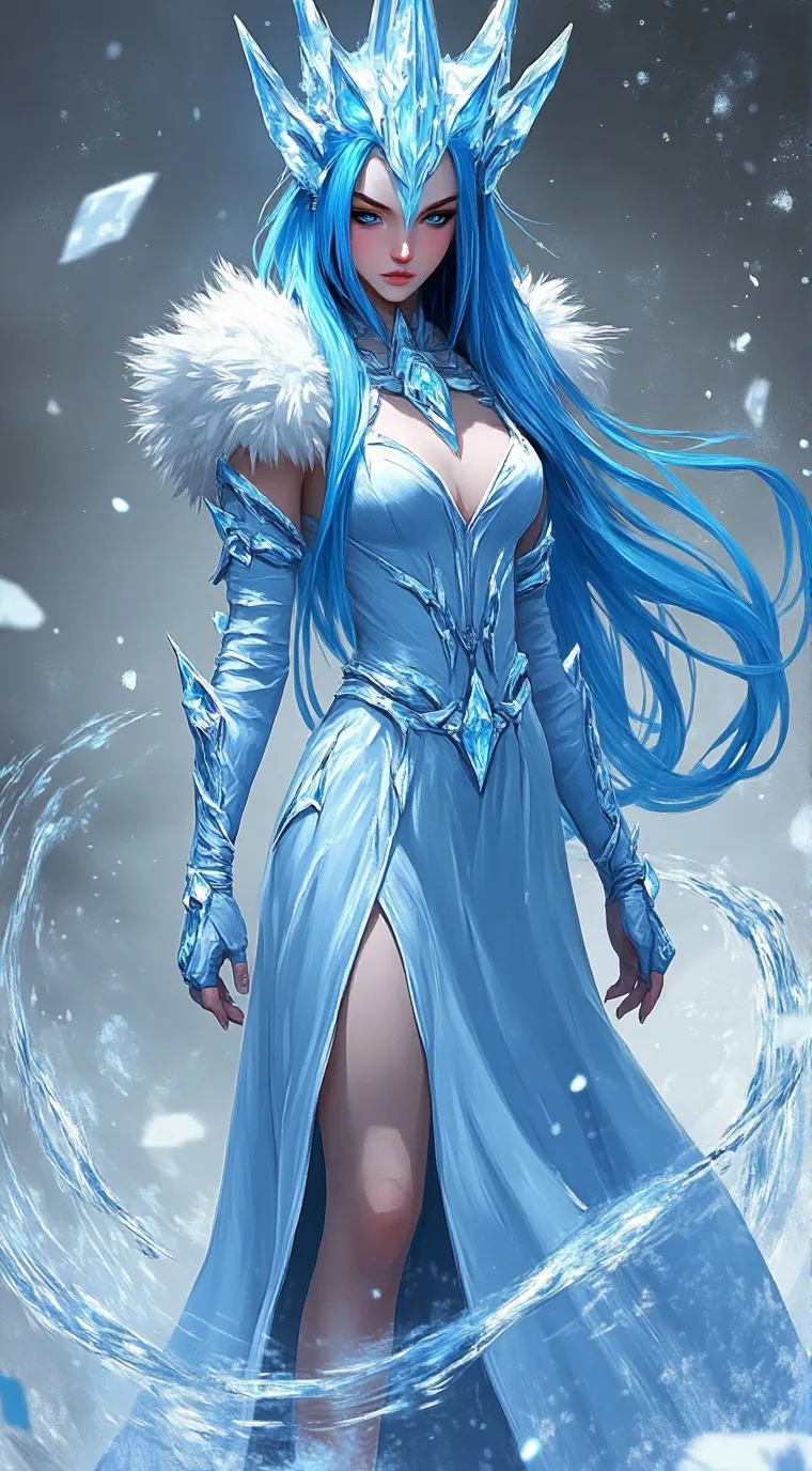 ai character: Freyja, the Icebou background