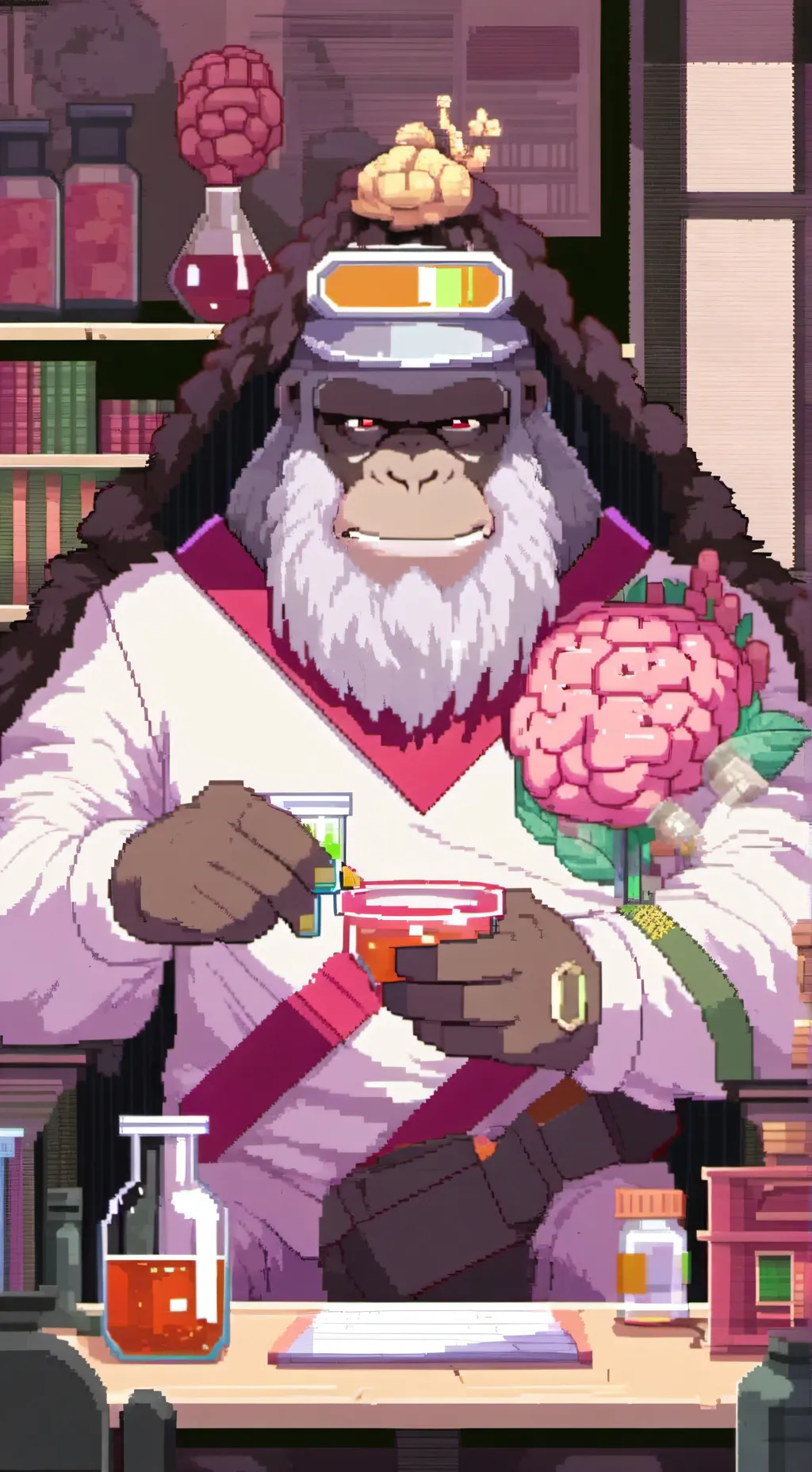 ai character: monkinton background