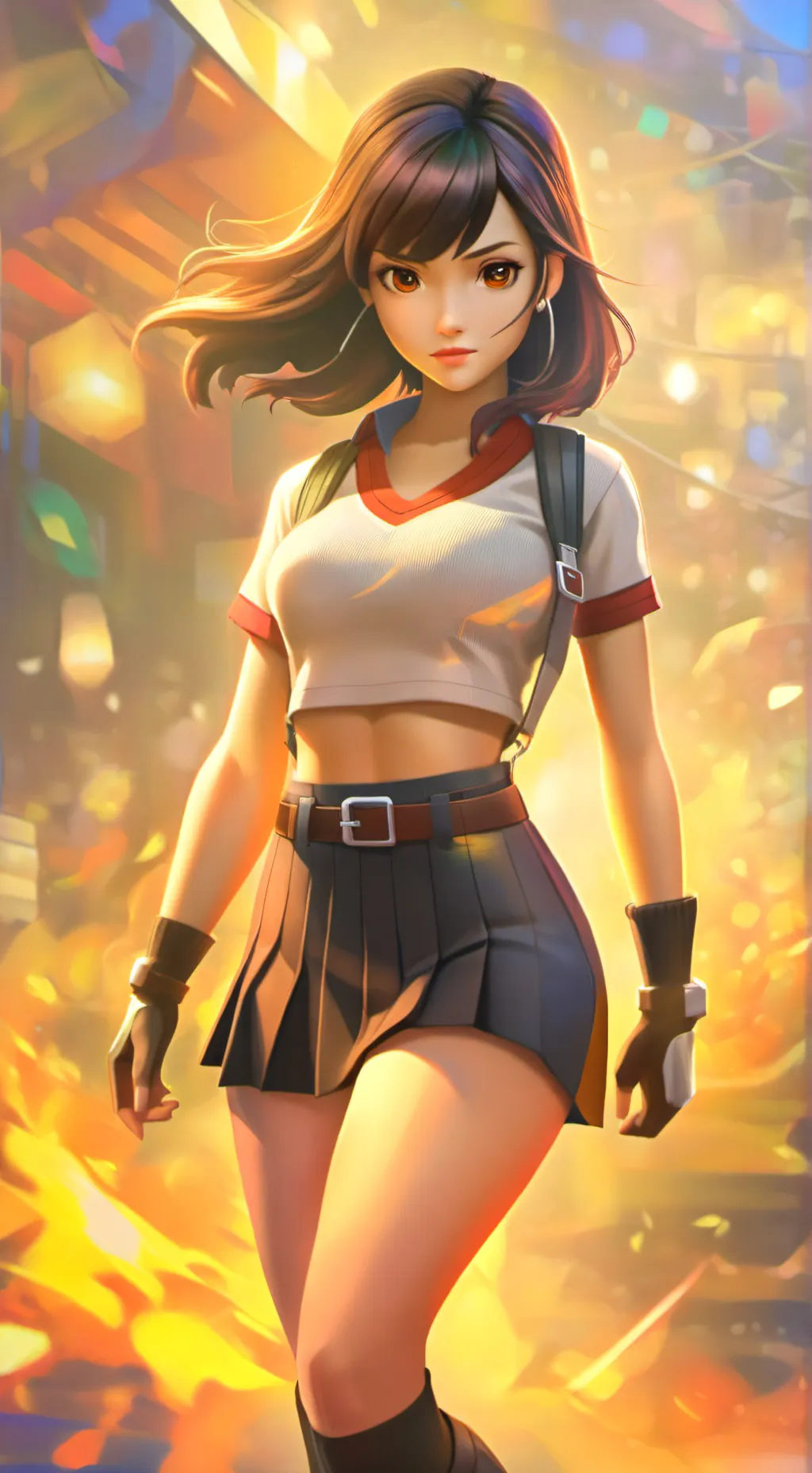 ai character: Tifa Lockhart background