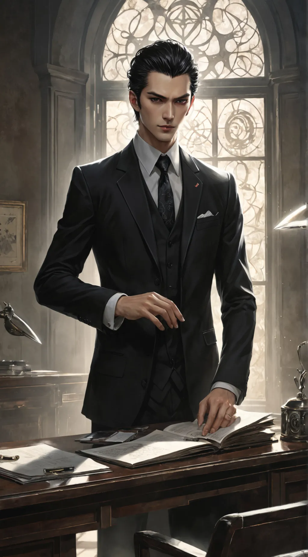 ai character: Lucius background