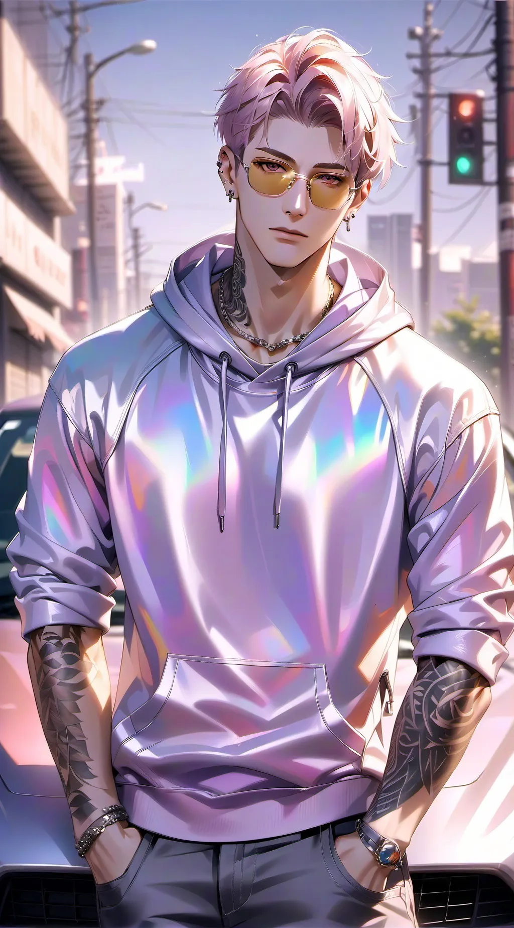 ai character: Aaron  background