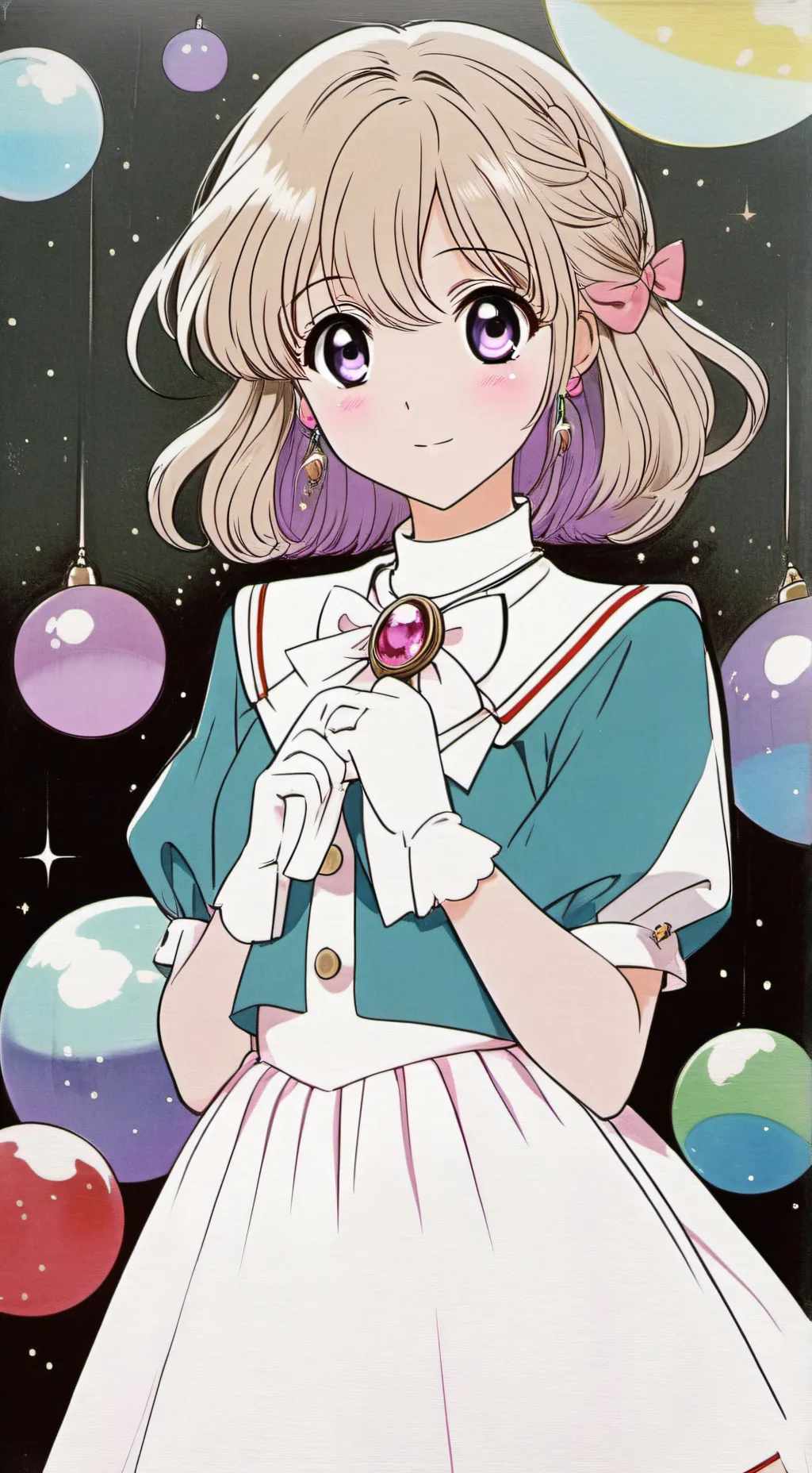 ai character: mene moki background