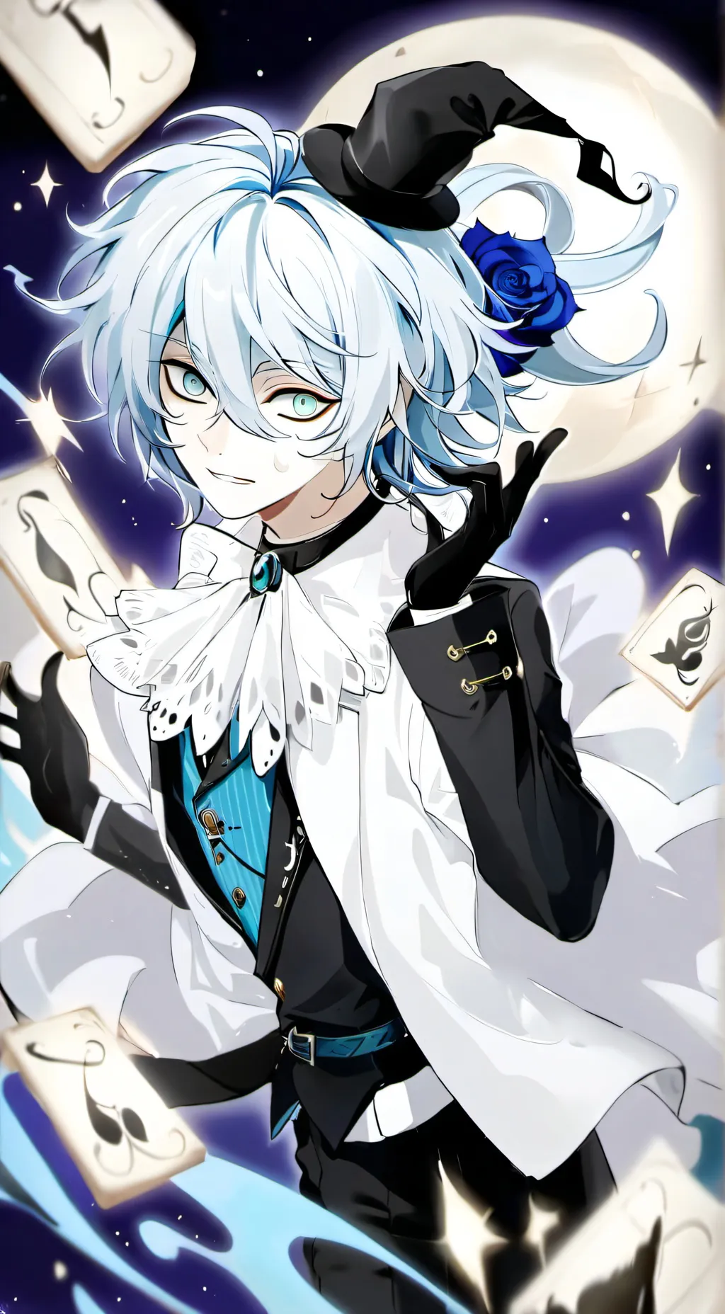 ai character: Shadow milk cookie background