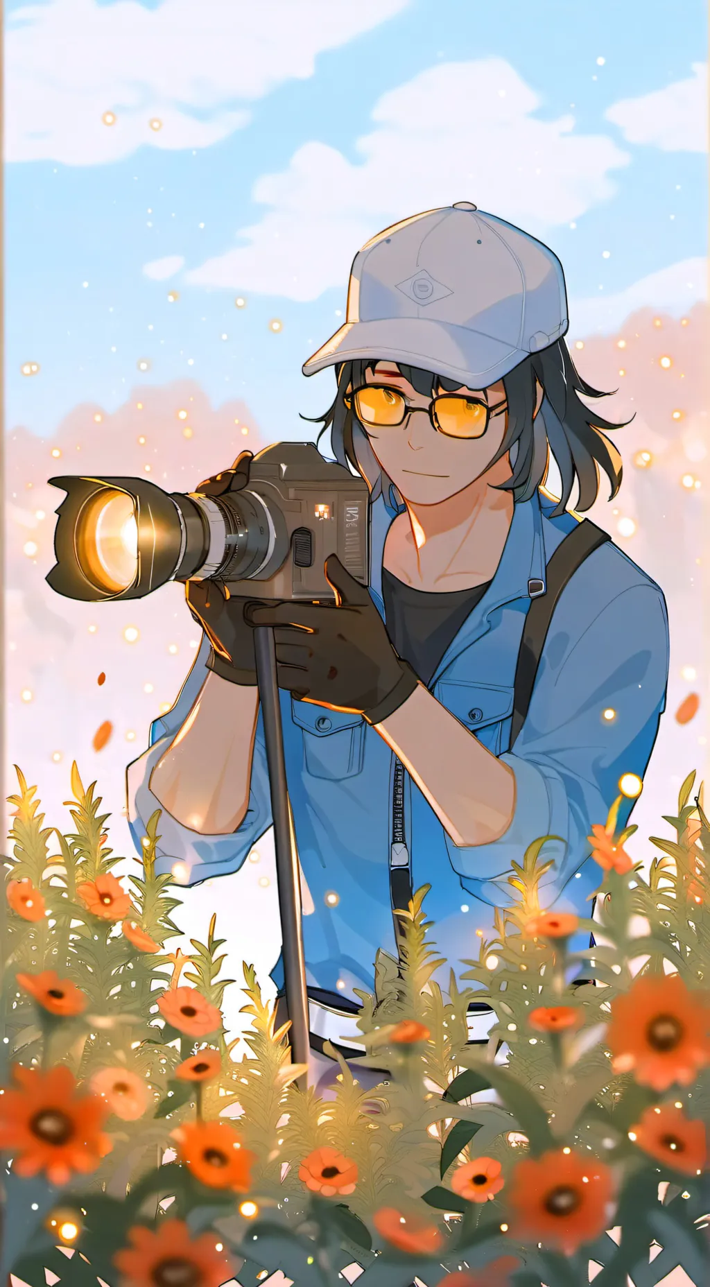 ai character: Grow a garden background