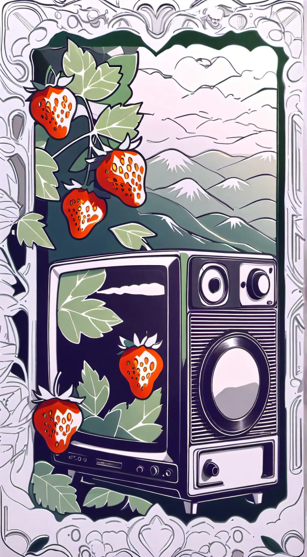 ai character: Berryvision background