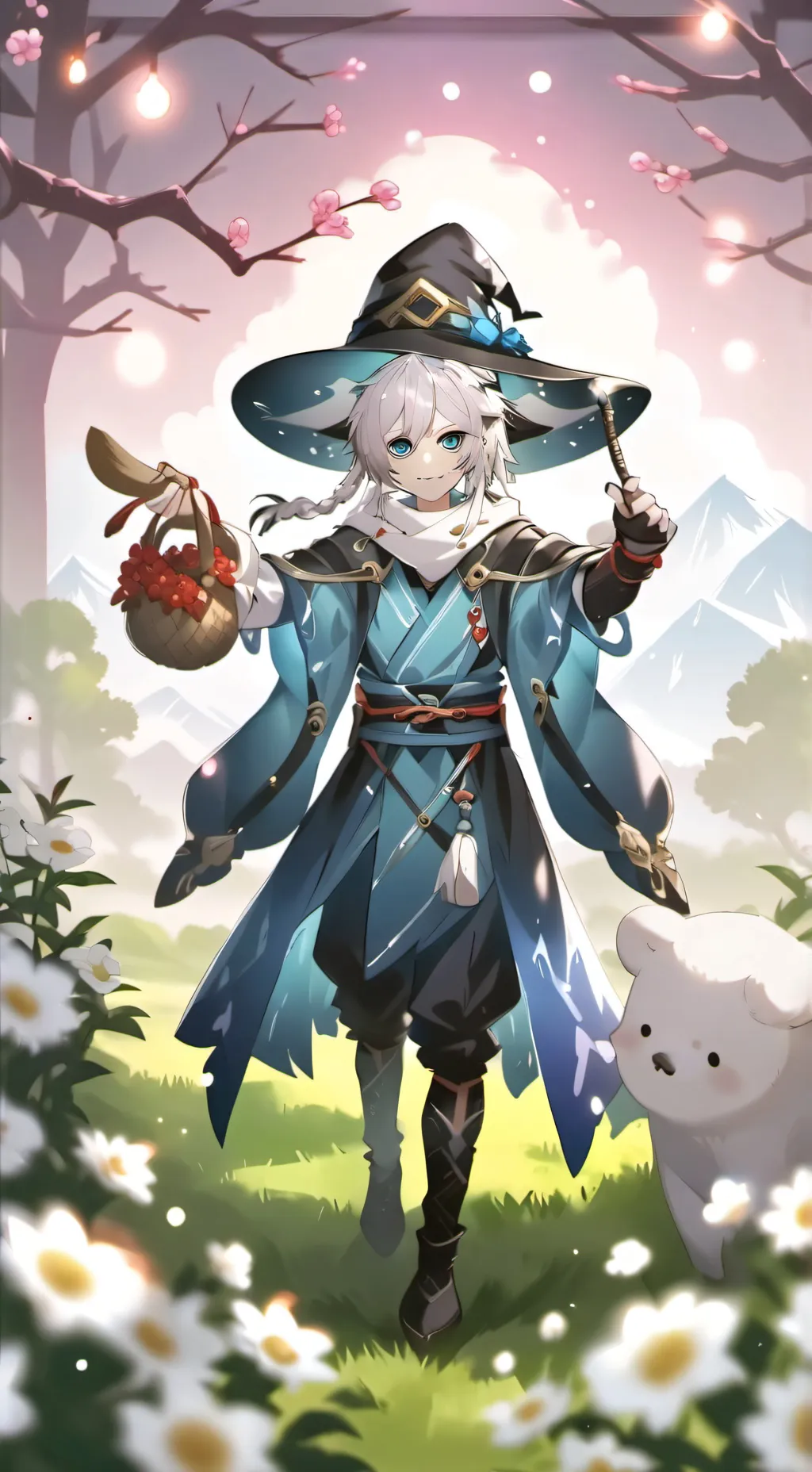 ai character: the top farmer  background