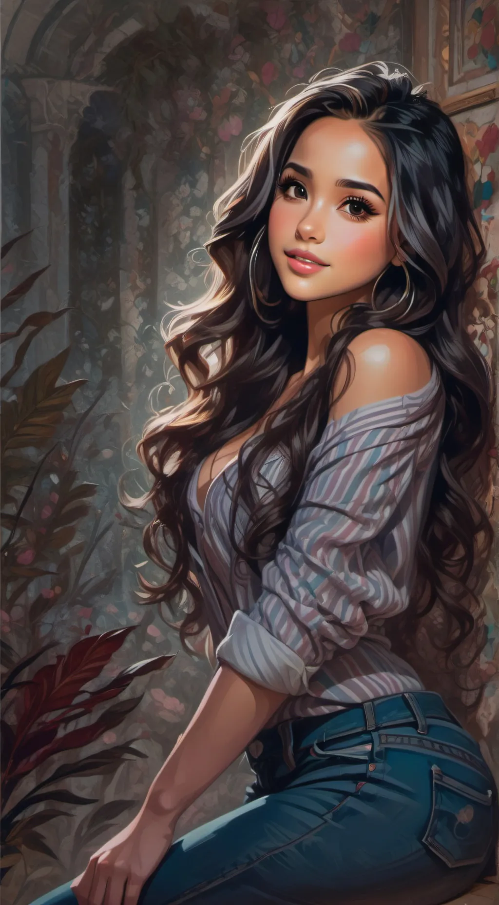 ai character: Daniela Sofia  background
