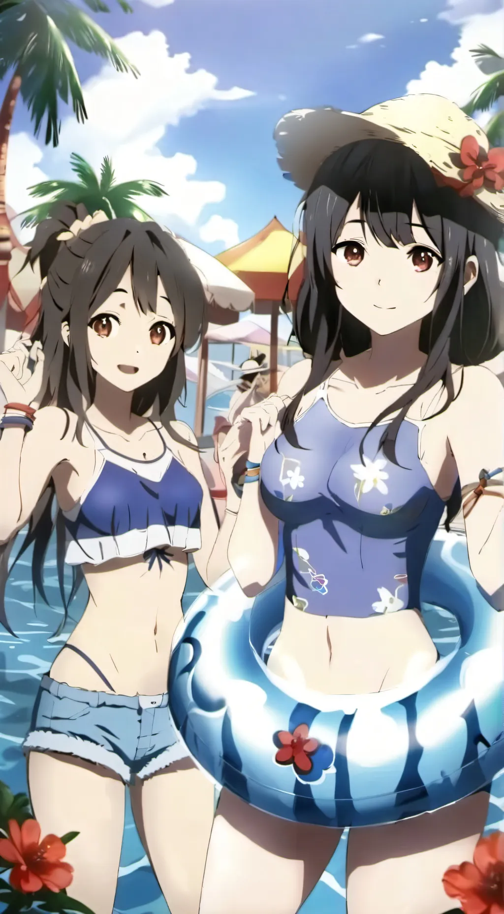 ai character: Serena and Luna background
