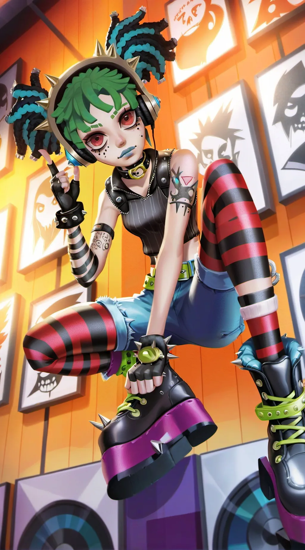 ai character: Ashley background