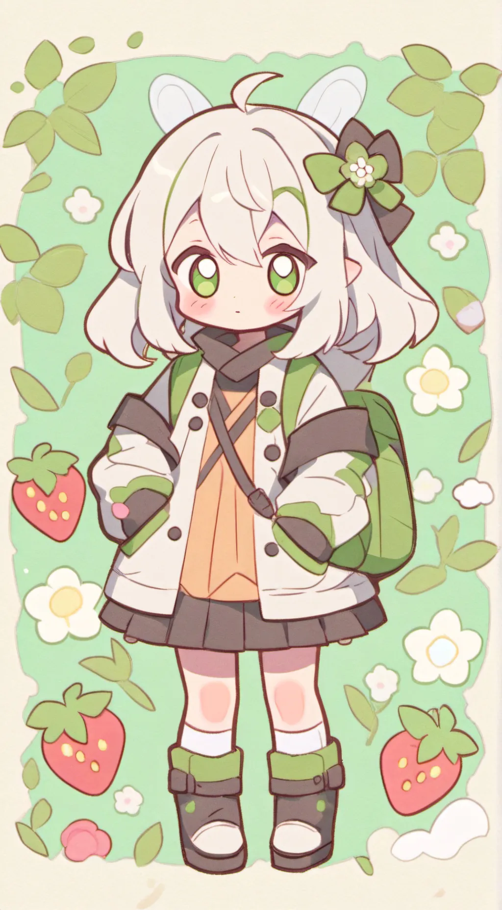 ai character: Demon Kny  background