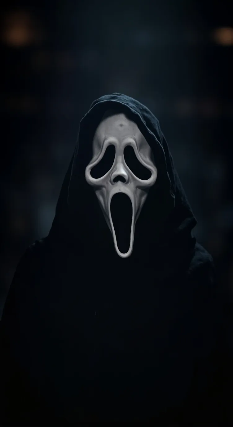 ai character: Ghostface background